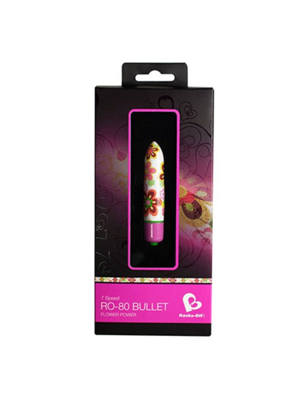 Rocks Off Flower Power 7 Speed 80mm Novelty Vibrators