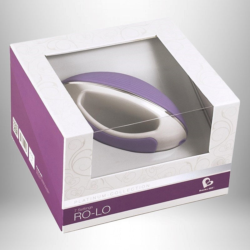 Rocks Off RO-LO White/Purple Luxury Sex Toys