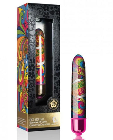 Rocks Off Summer of Love California Dreamin 90mm Vibrating Bulle - Bullet Vibrators