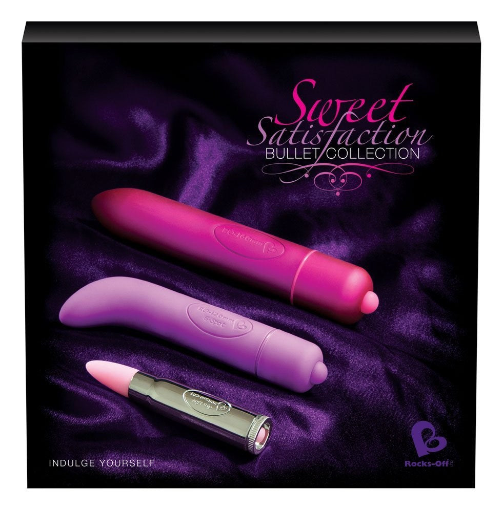 Rocks Off Sweet Satisfaction Bullet Collection Box Waterproof Vibrators