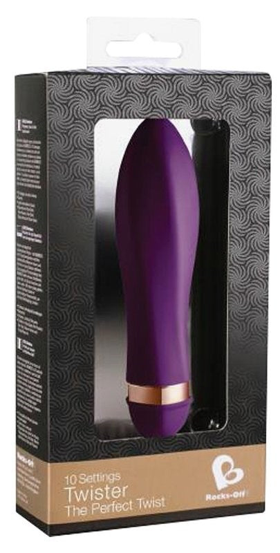 Rocks Off Twister Purple Waterproof Vibrators