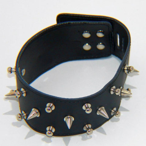 Rocky Studded & Spiked Collar Heavy - Collars and Leads