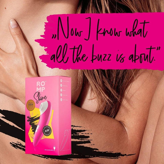 Romp Shine Vibrating Clitoral Stimulator - Clit Ticklers and Pulsators