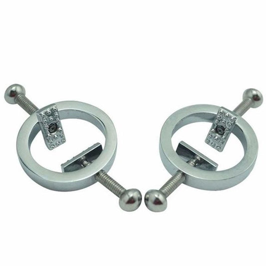 BDStyle Adjustable Pleasure Clamps - Tease and Delight Breast and Nipple Toys