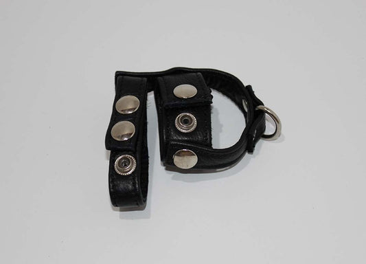 Ruperthuse Leather Cock Ring and Ball Harness - Cuffs and Restraints