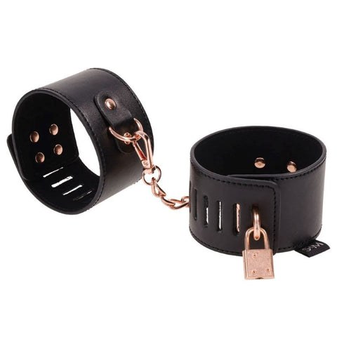 S&M Brat Locking Cuffs - Cuffs and Restraints