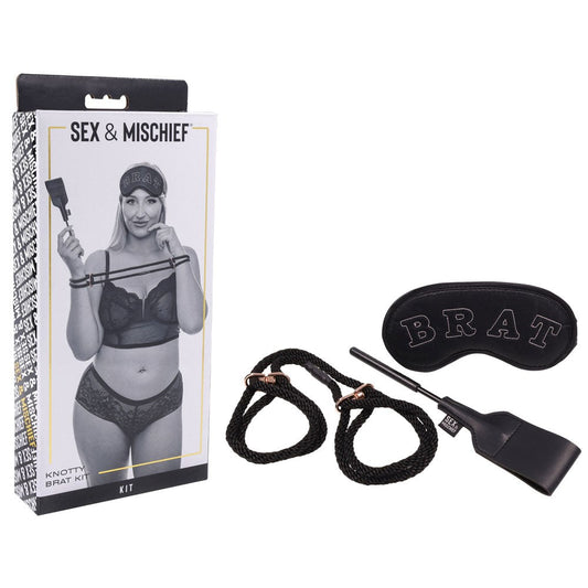 Unleash Thrilling Intimacy with S&M Knotty Brat Pleasure Kit - Bondage Kits