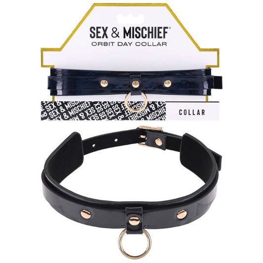 Celestial Journey into Luxury BDSM - S&M Orbit Day Collar - Collars and Leads