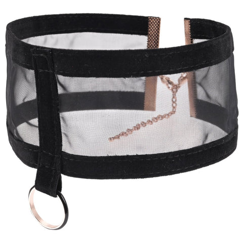 Luxurious S&M Sheer Day Collar - Discreet Sensual Wear - Her Fetish