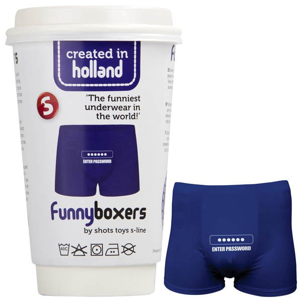 S-Line Funny Boxers Enter Password Jocks and G-Strings