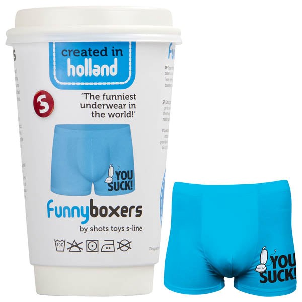 S-Line Funny Boxers You Suck Jocks and G-Strings