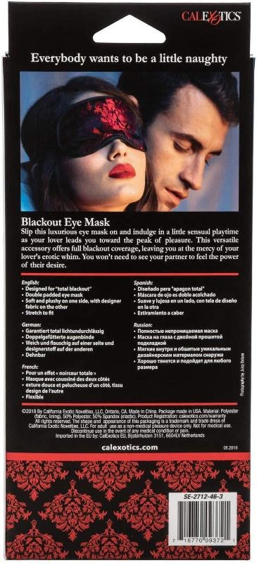 Scandal Blackout Fetish Play Eye Mask Masks And Blindfolds