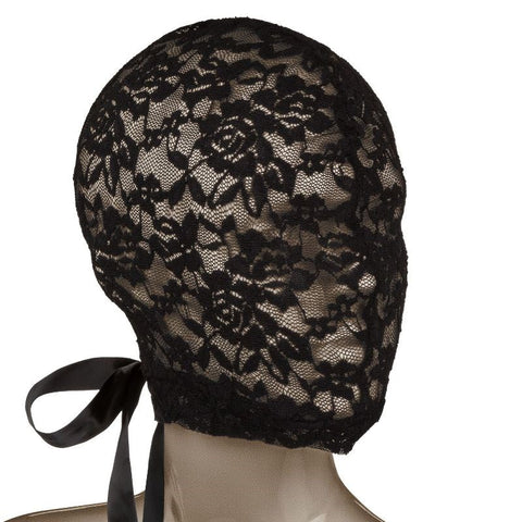 Scandal Corset Lace Hood - Bondage Hoods