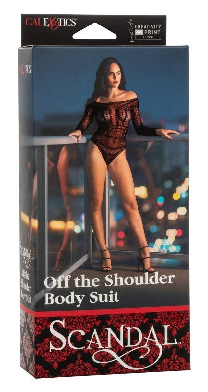 Scandal Off the Shoulder Body Suit Hosiery