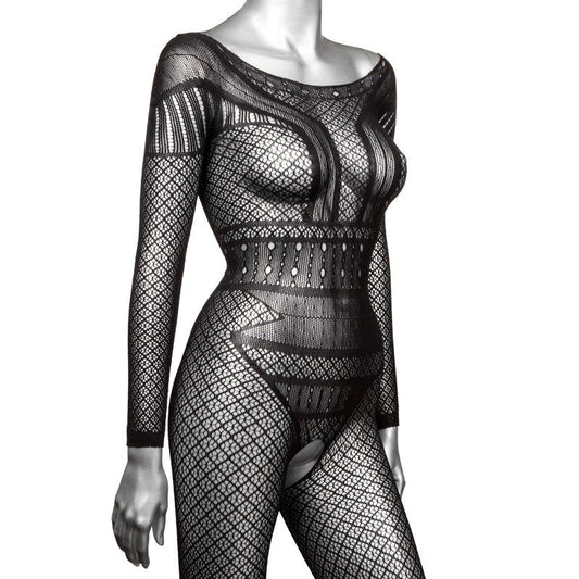 Scandal Plus Size Full Length Lace Body Suit - Hosiery