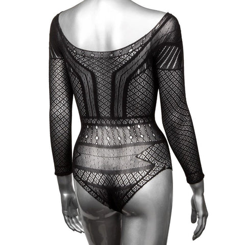 Scandal Plus Size Off the Shoulder Body Suit - Hosiery