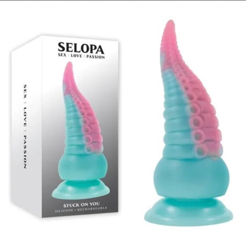 Selopa STUCK ON YOU Vibrating Tentacle Fantasy Dildo Non-Realistic Dildos