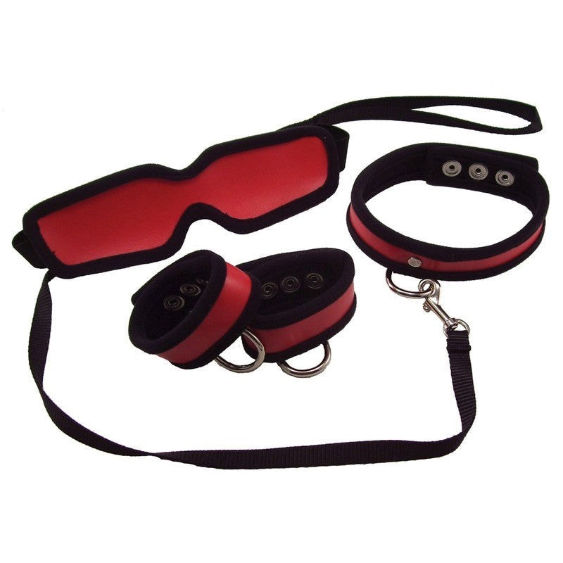 Sex & Mischief 5 Piece Red Restraint Kit Bondage Kits