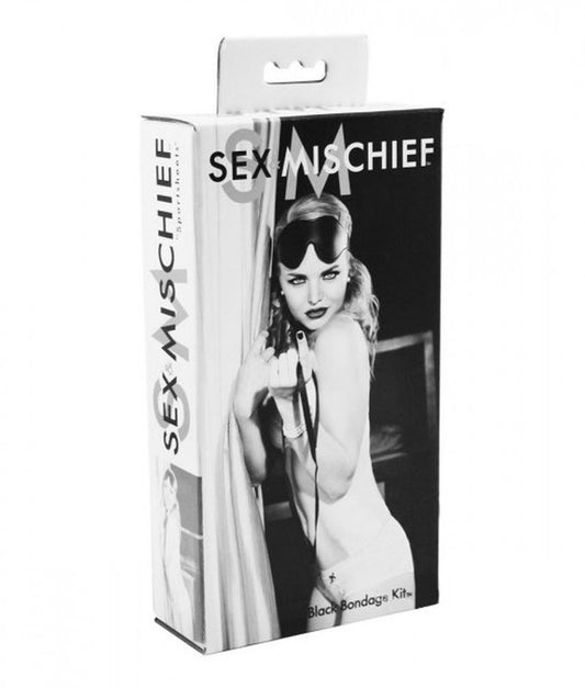 Sex & Mischief Bondage Kit Black - Bondage Kits