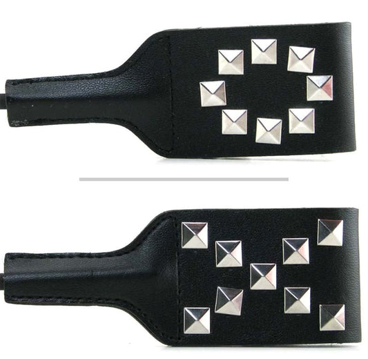 Studded X O Bondage Crop - Daring BDSM Accessory Whips And Crops