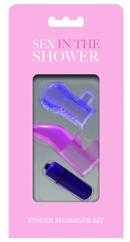 Sex in the Shower Finger Massager Kit - Finger and Tongue Vibrators