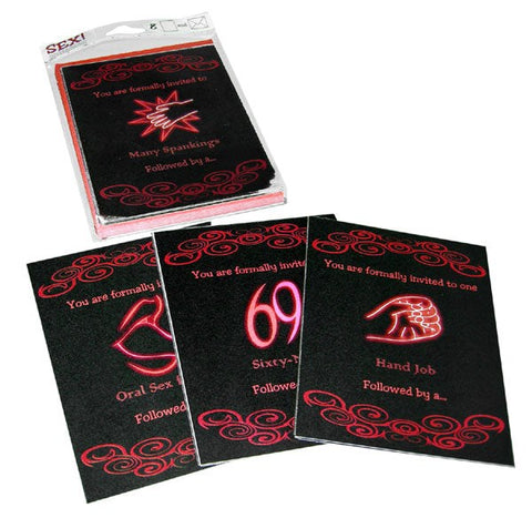 SEX! Invitations Adult Card Game - Sex Games, Coupons and Tricks
