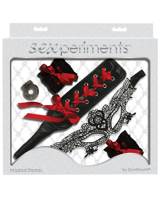 Sexperiments Masked Desires Kit - Masks And Blindfolds