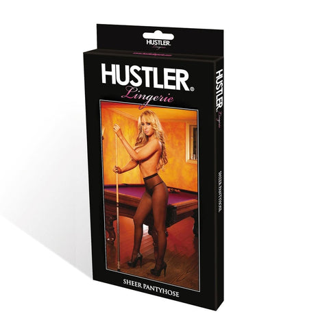 Hustle with Elegance - Sheer Nylon Pantyhose for Refined Style - Hosiery