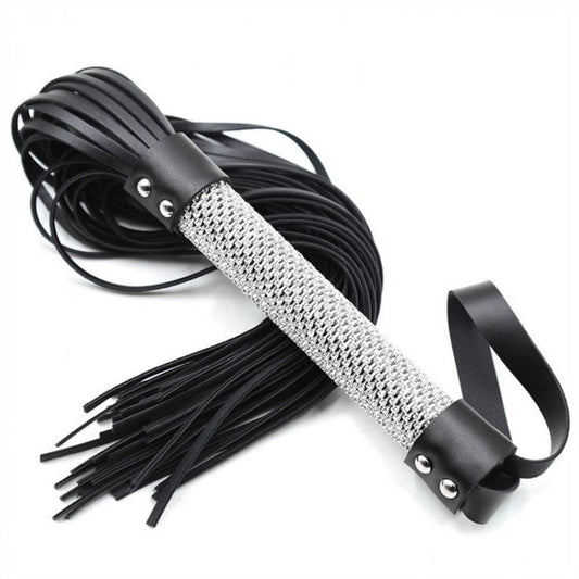 Shiny Handle Flogger - Whips And Crops