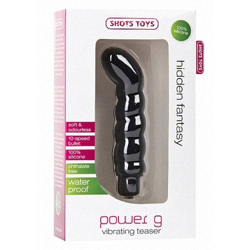 Shots Toys Power G Black G-Spot Vibrators