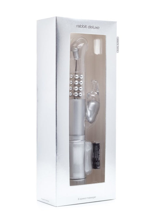 Shots Toys Rabbit Deluxe Silver - Rabbit Vibrators