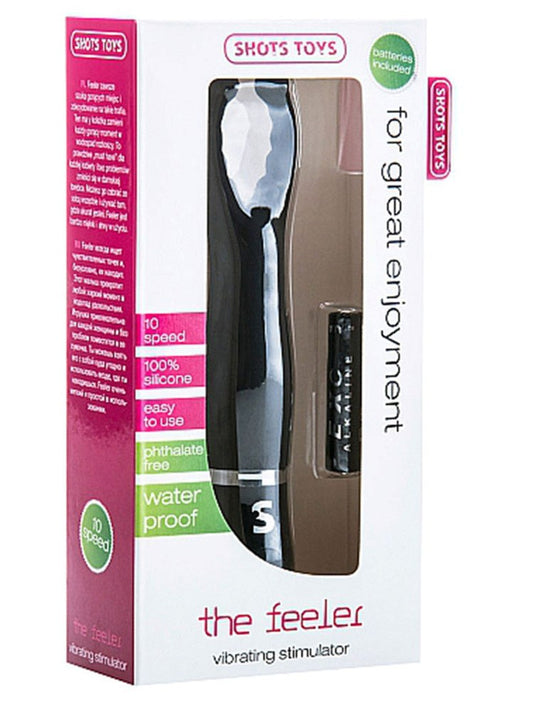 Shots Toys The Feeler Black - Intense Pleasure Unleashed - Clit Ticklers and Pulsators