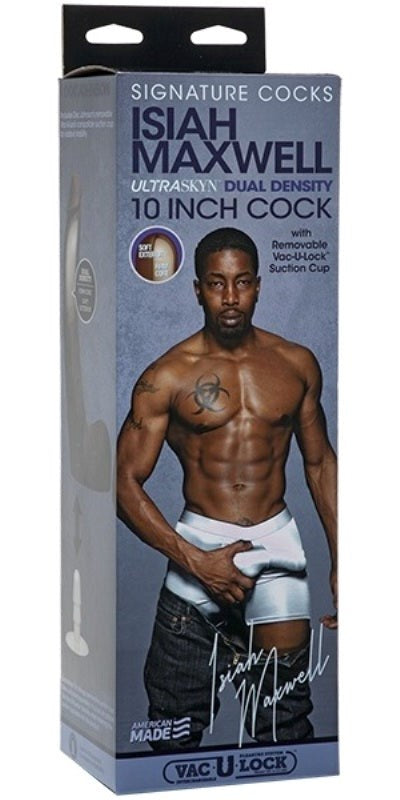 Signature Cocks Isiah Maxwell 10 inch Ultraskyn Cock Realistic Dildos