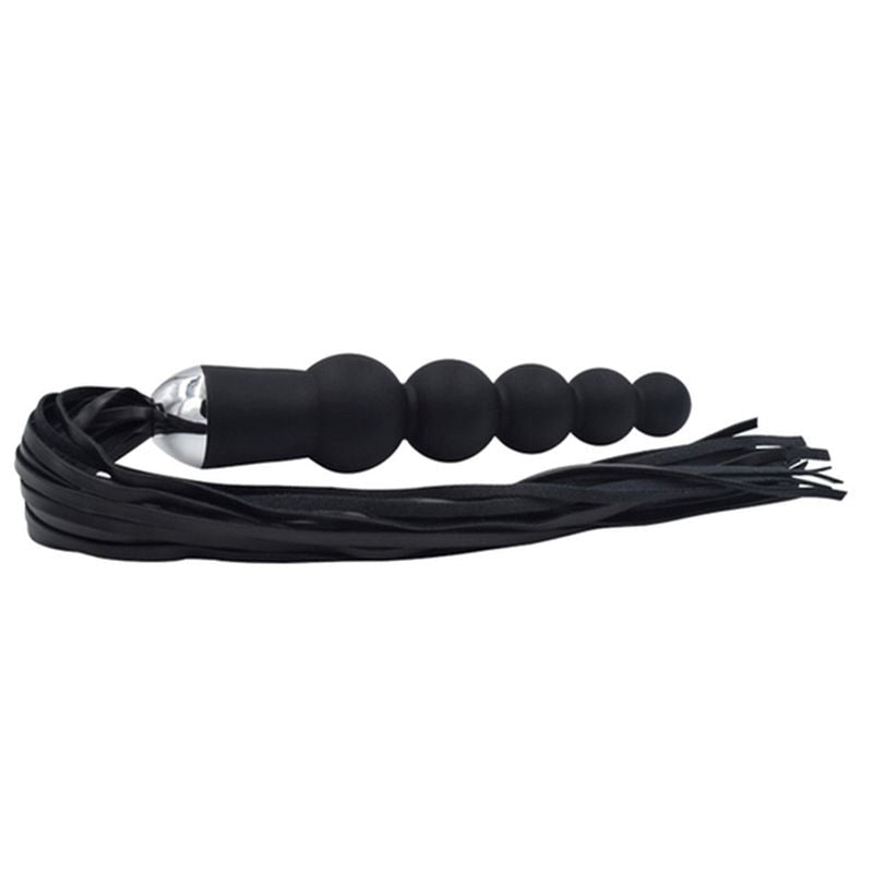 Silicone 5 Anal Beads With Whip Whips And Crops