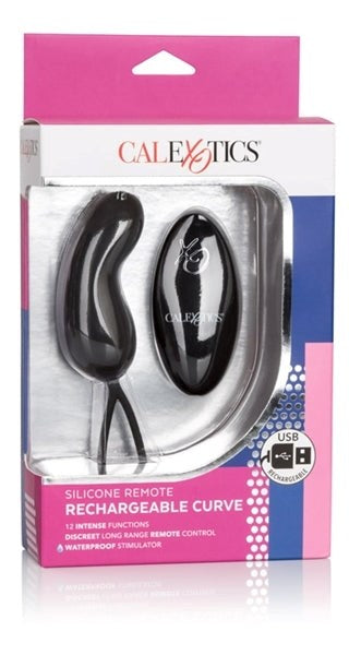 Silicone Remote Rechargeable Curve G-Spot Vibrators