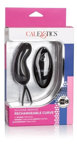 Silicone Remote Rechargeable Curve - G-Spot Vibrators