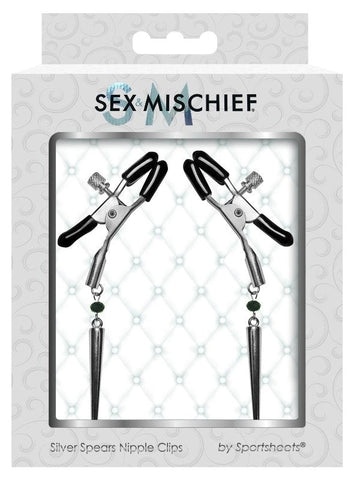 Silver Spears Nipple Clips - Nipple and Clit Clamps