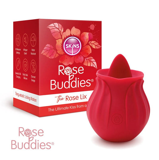 Skins Rose Buddies - The Rose Lix - Finger and Tongue Vibrators