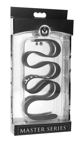 Slave Silicone Collar Black - Collars and Leads