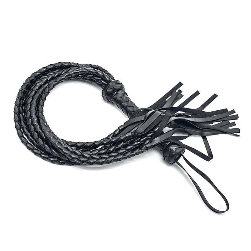 SM Four Tail Leather Flogger Whips And Crops