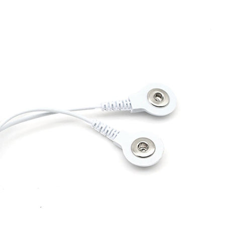 Snap Electrode Lead Wires 2 In 1 - Electro Sex