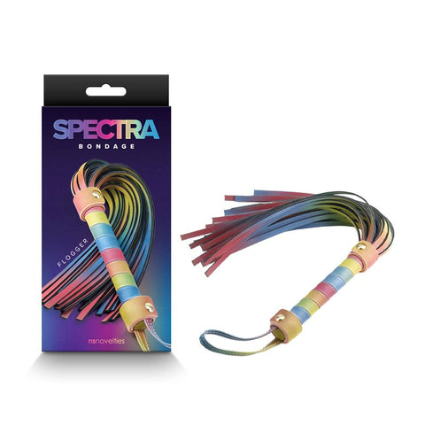 Spectra Bondage Flogger - Whips And Crops