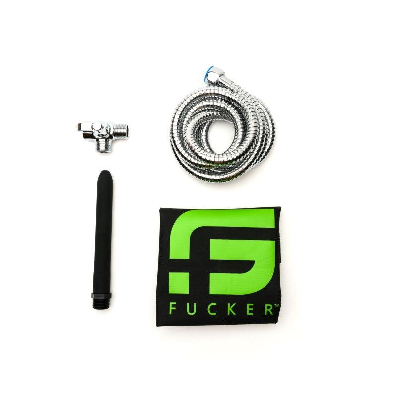 Sport Fucker Shower Kit Black 6in Enemas and Douches