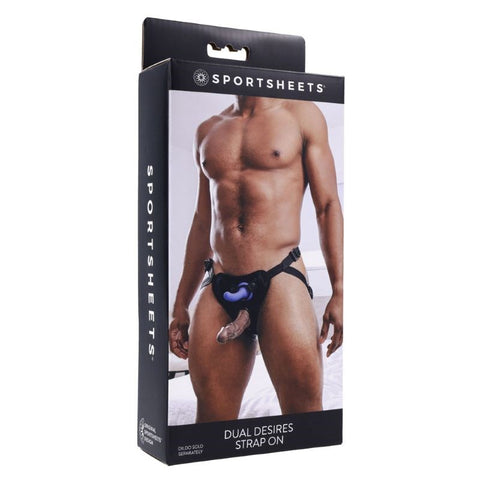 Sportsheets Dual Desires - Versatile Strap-On for Couples - Strap On Sextoys