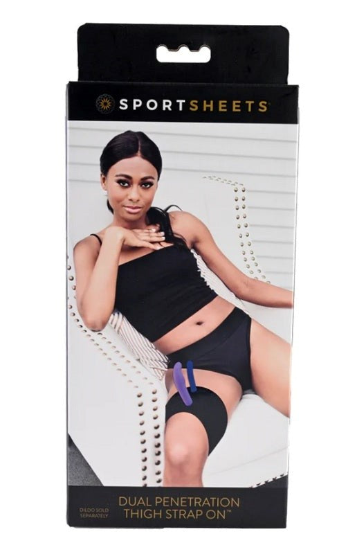 Sportsheets Dual Penetration Thigh Strap-On - Comfort and Versatility for New Realms of Pleasure - Strap On Sextoys