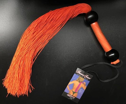 Sportsheets Large Rubber Whip Orange - Whips And Crops