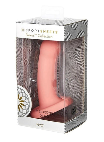 Sportsheets Nexus Nyx - Coral Silicone Dildo with Suction Cup - Strap On Sextoys