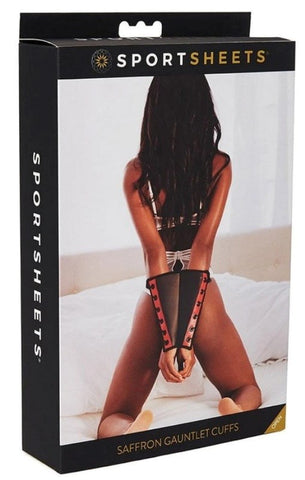 Sportsheets Saffron Gauntlet Cuffs - Cuffs and Restraints