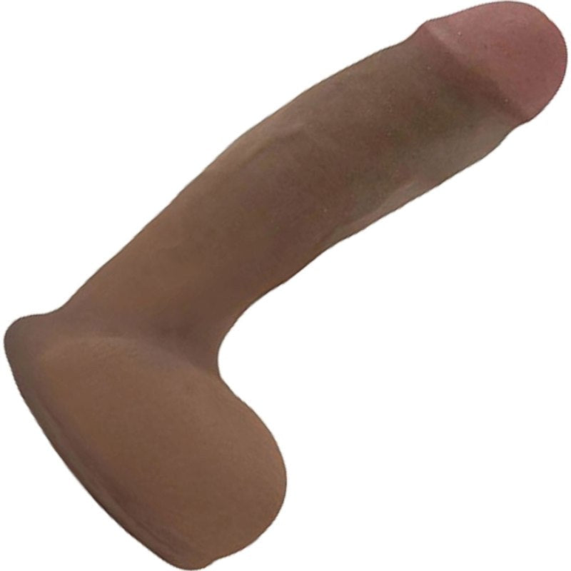 Squirtz Cyberskin Squirting Dildo Brown 8.5 inch Realistic Dildos