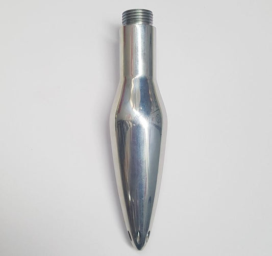 Steel Anal Douche Nozzle Attachment - Steel Sex Toys